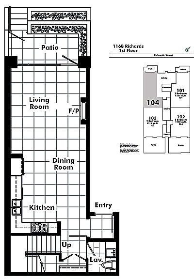 Floor plan 104