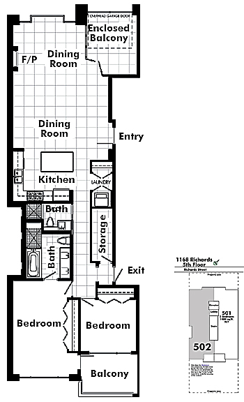 Floor plan 502