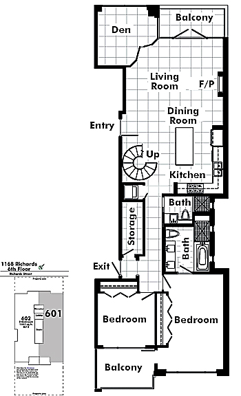 Floor plan 601
