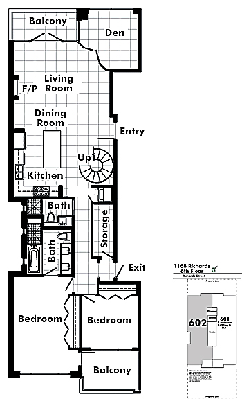 Floor plan 602