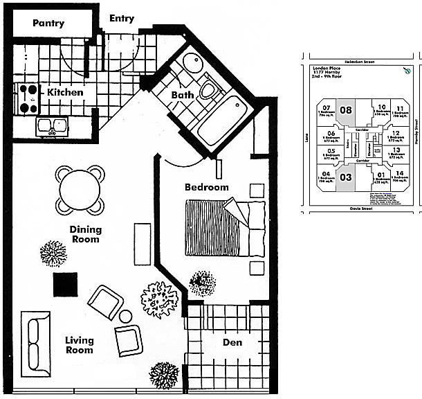 Floor plan 708