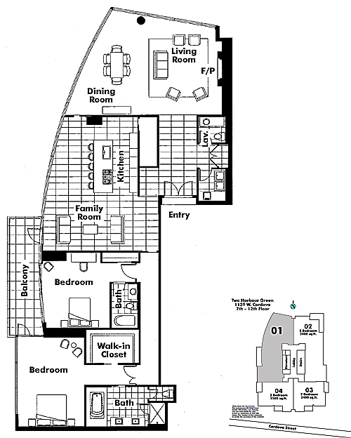Floor plan 701
