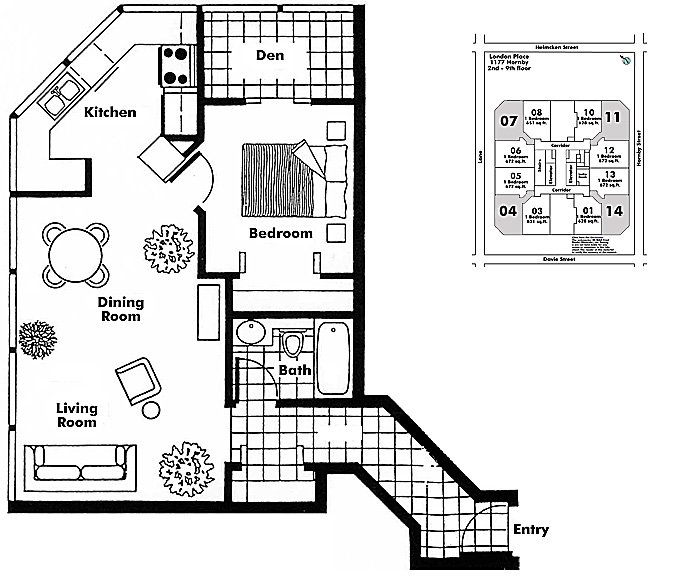Floor plan 611