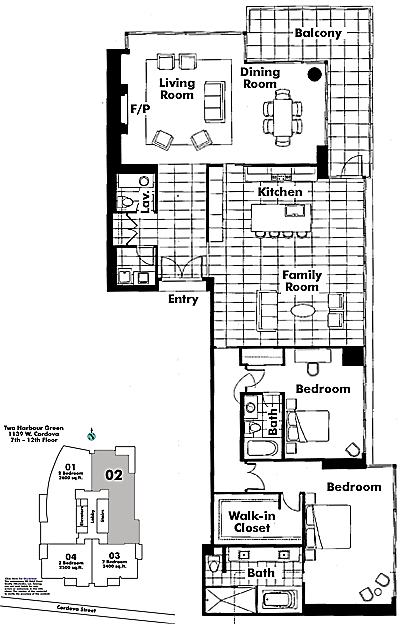 Floor plan 402