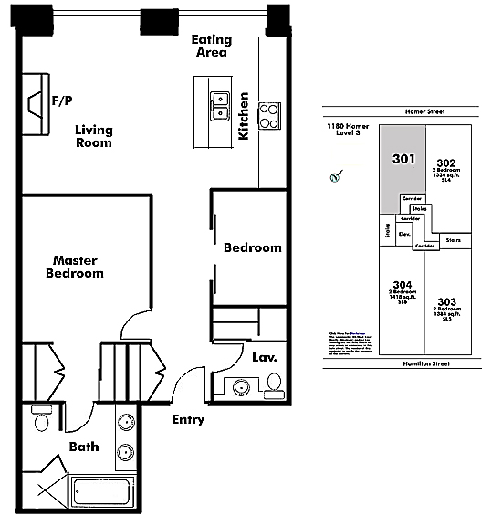 Floor plan 301
