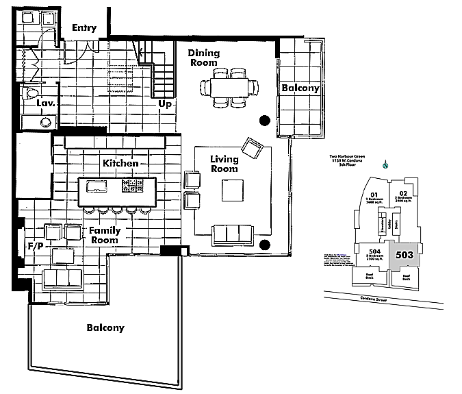 Floor plan 603
