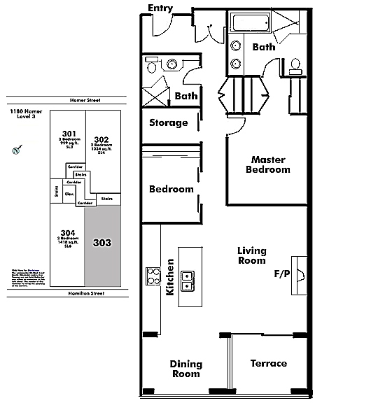 Floor plan 303