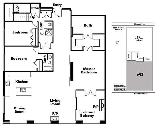 Floor plan 602