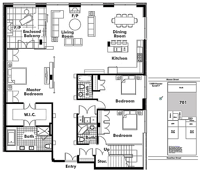 Floor plan 701