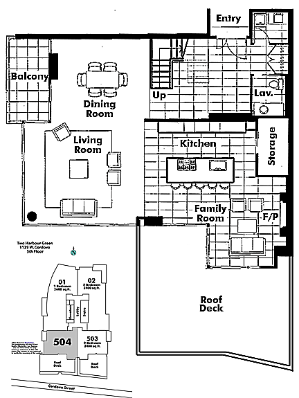 Floor plan 604