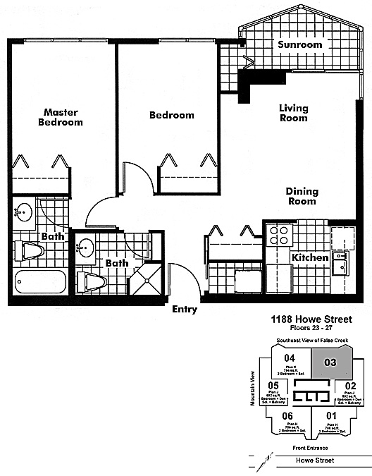 Floor plan 2303