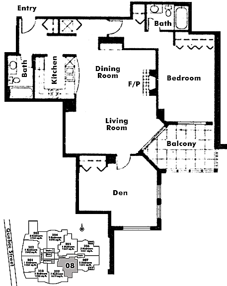 Floor plan 208