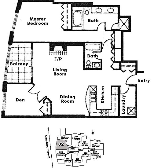 Floor plan 402