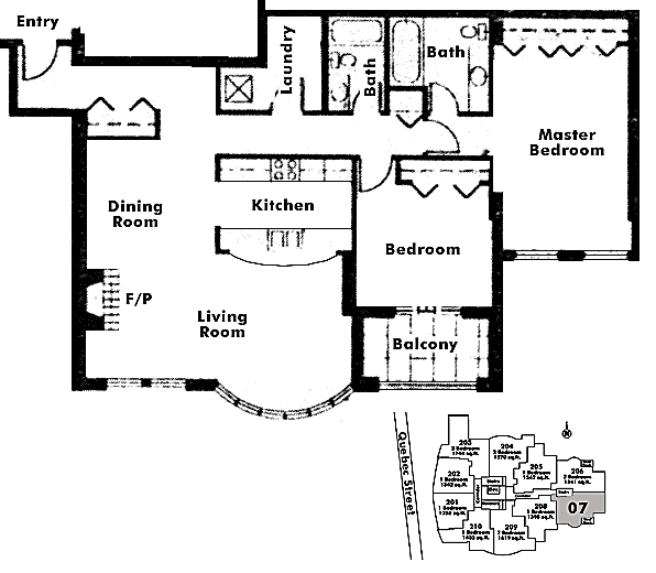 Floor plan 407