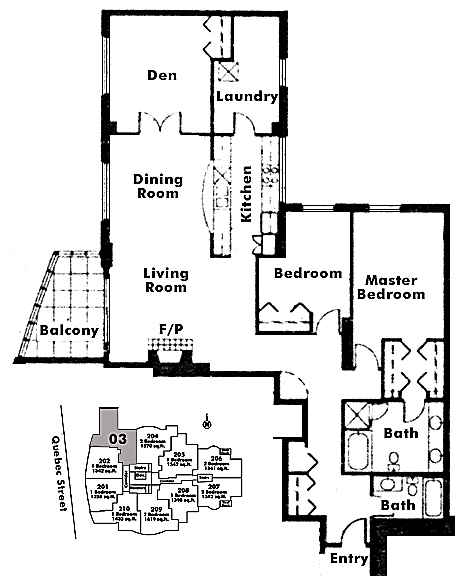 Floor plan 503