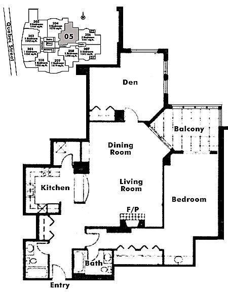 Floor plan 505