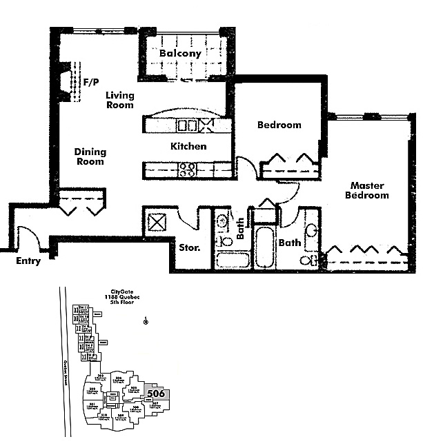 Floor plan 506