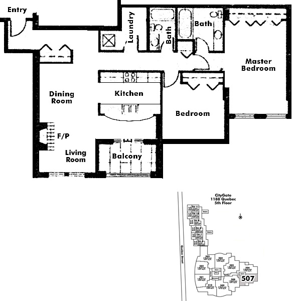 Floor plan 507