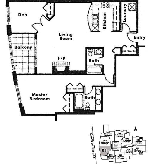 Floor plan 601