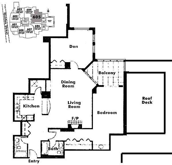 Floor plan 605