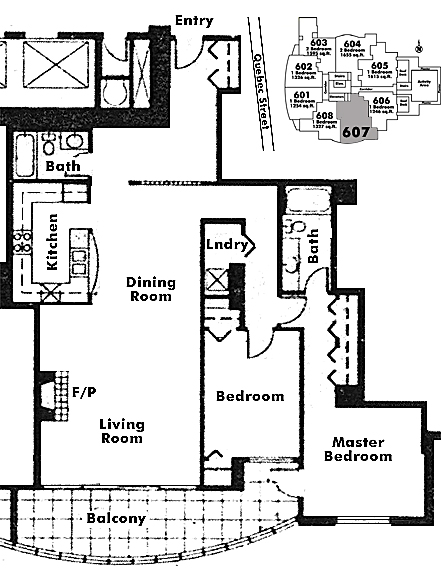 Floor plan 607
