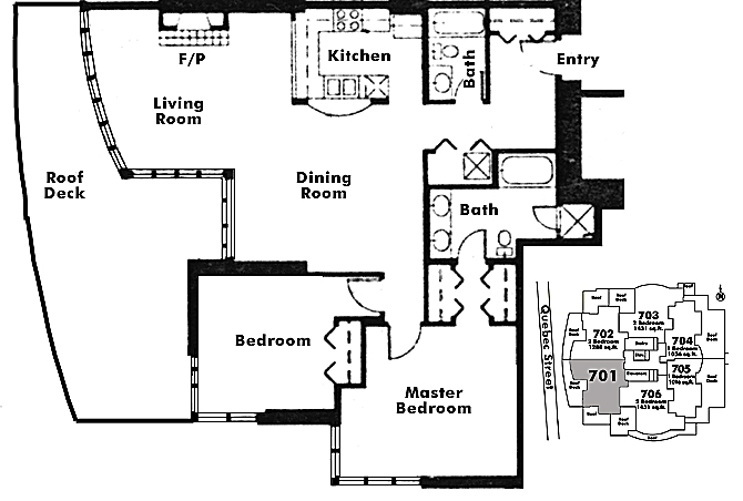 Floor plan 701