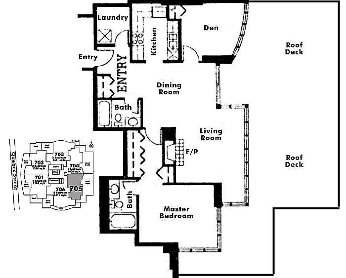 Floor plan 705