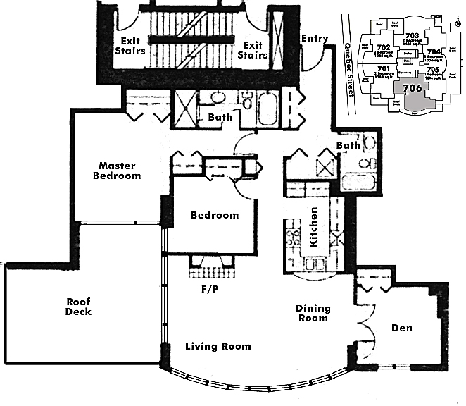 Floor plan 706