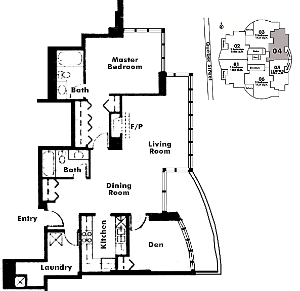 Floor plan 1004