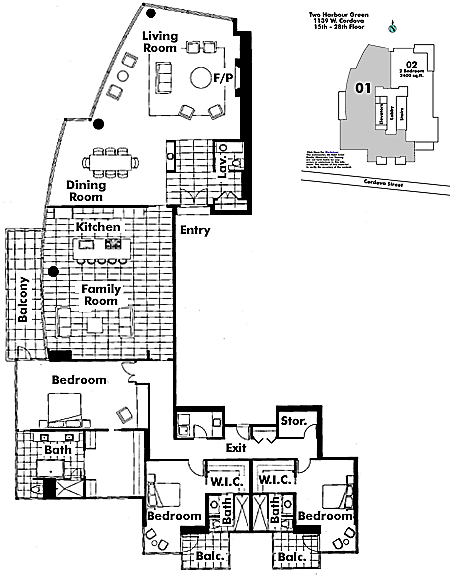 Floor plan 2001