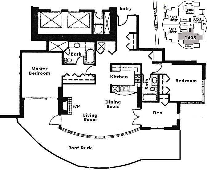 Floor plan 1405