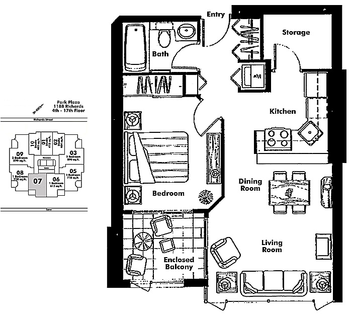Floor plan 2107