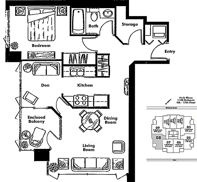 Floor plan 208