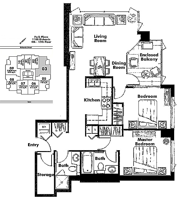 Floor plan 203