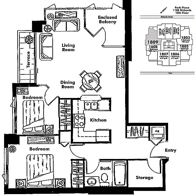 Floor plan 1809