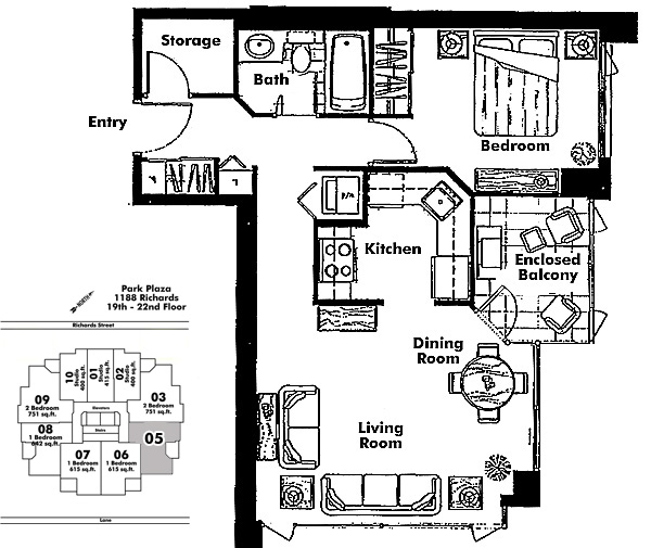 Floor plan 2105