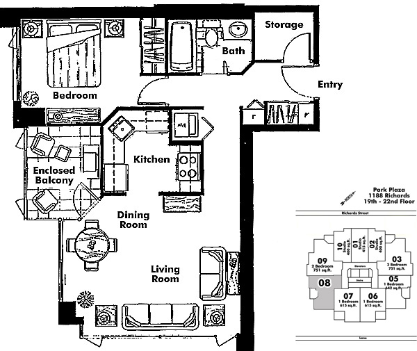 Floor plan 1908