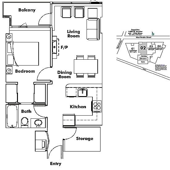 Floor plan 602