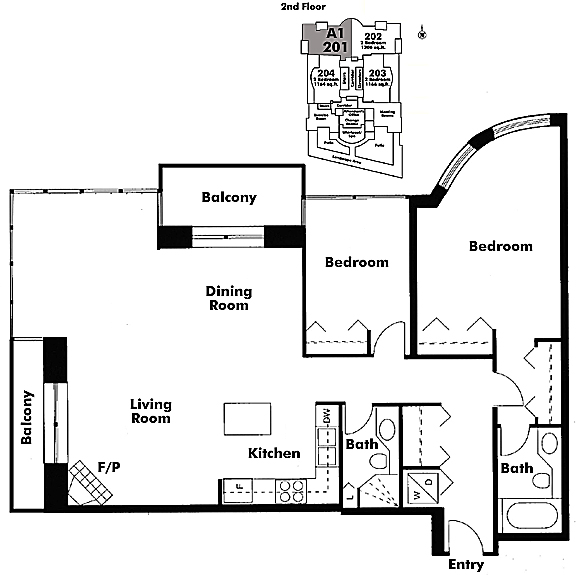 Floor plan 201