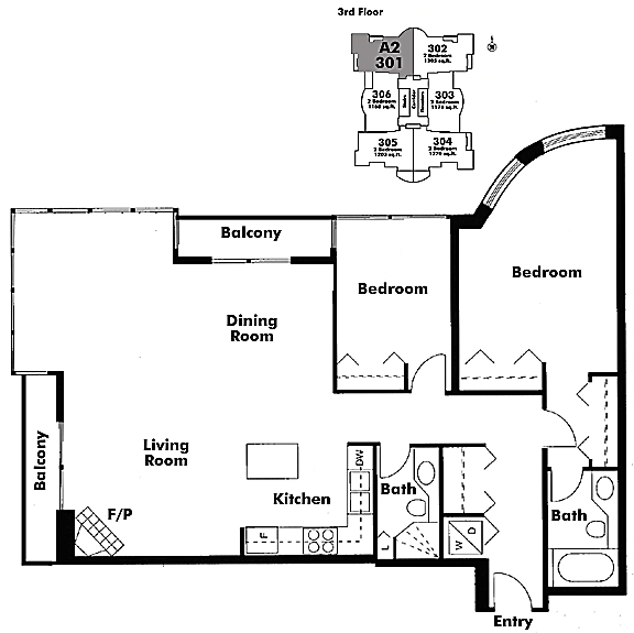 Floor plan 301