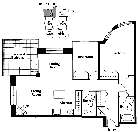 Floor plan 701