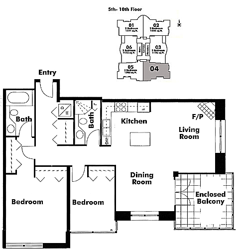 Floor plan 804