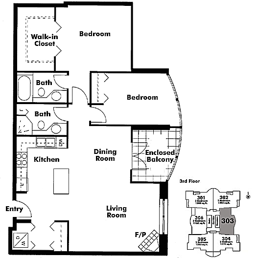 Floor plan 303