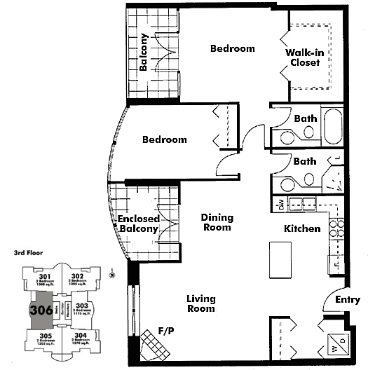 Floor plan 306