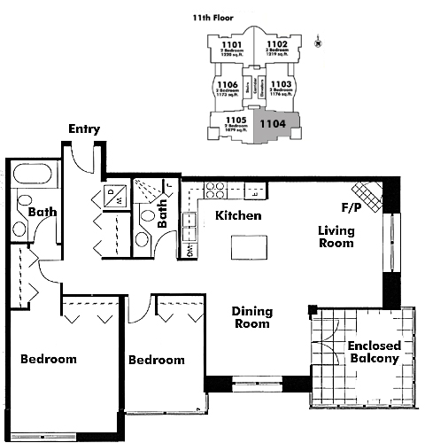 Floor plan 1104