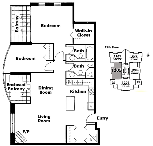 Floor plan 1205