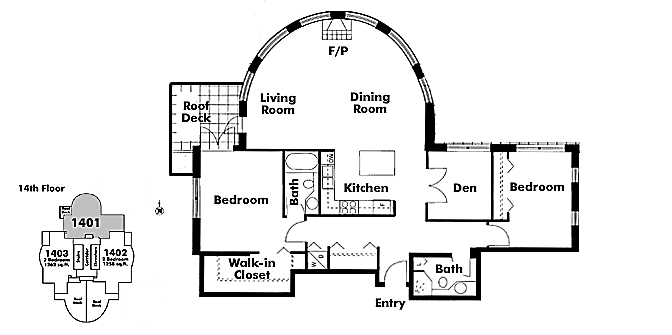 Floor plan 1401