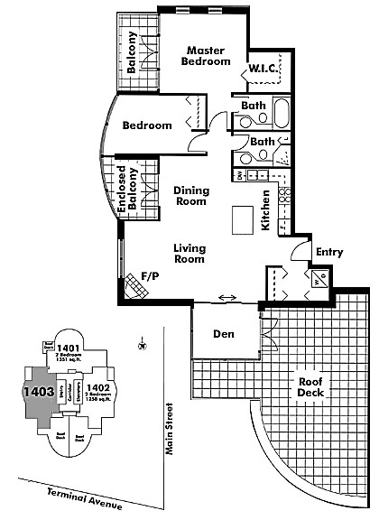Floor plan 1403