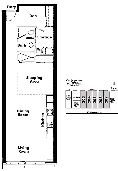 Floor plan 205
