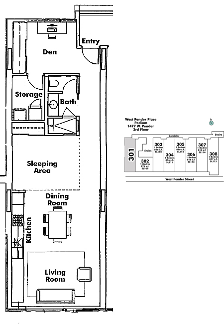 Floor plan 301